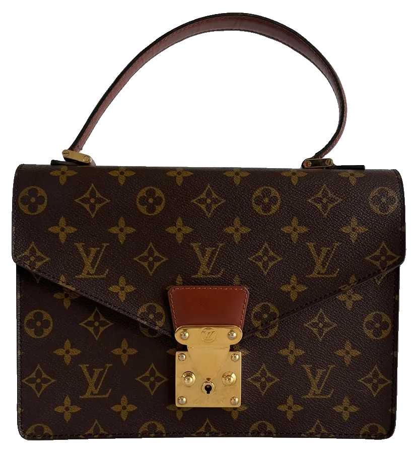 Louis Vuitton Concorde, Monogram, pre-owned designer handbag, Good